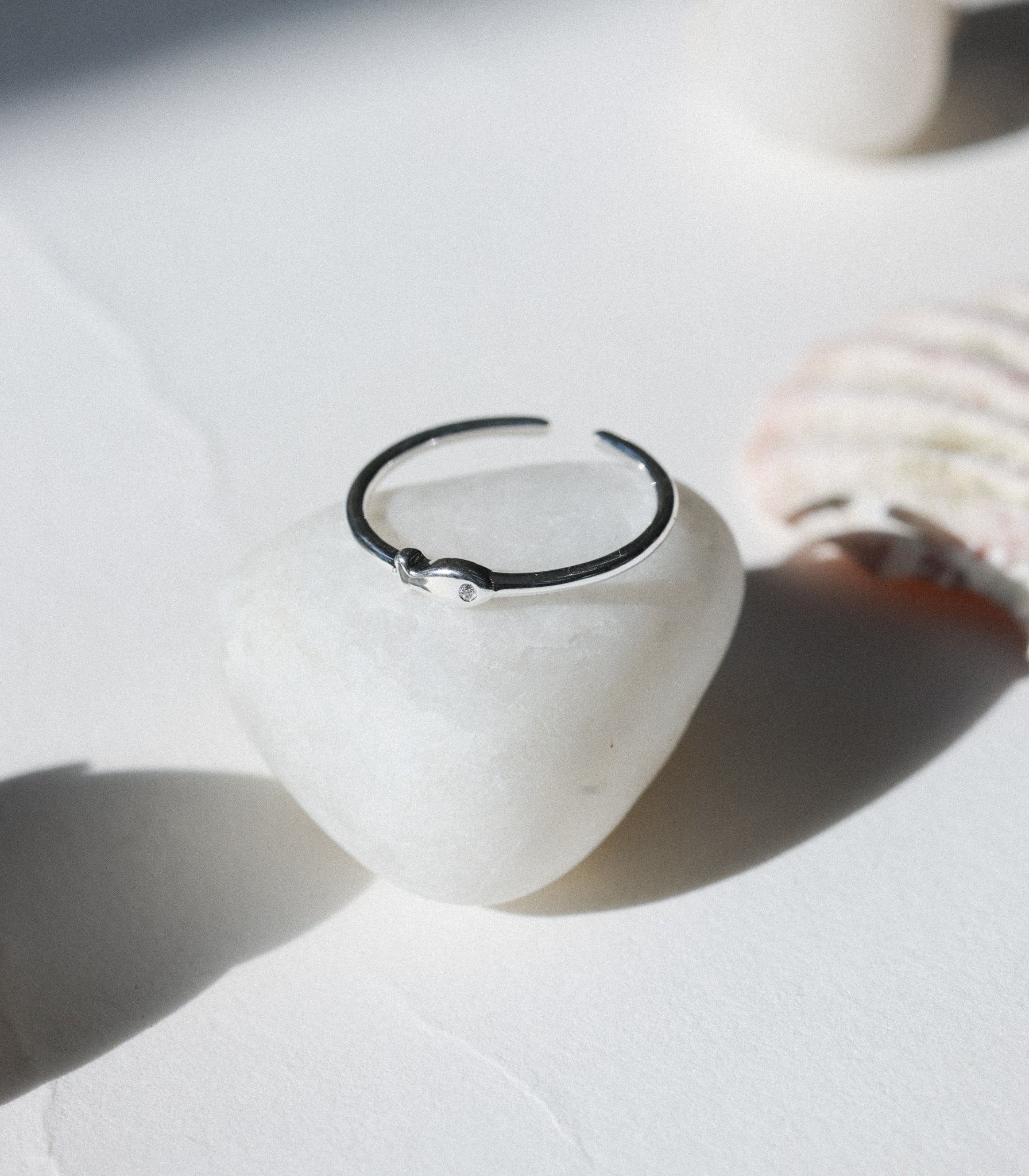 Bague Argent 925 Ajustable | Fish - La Mojo Jewelry