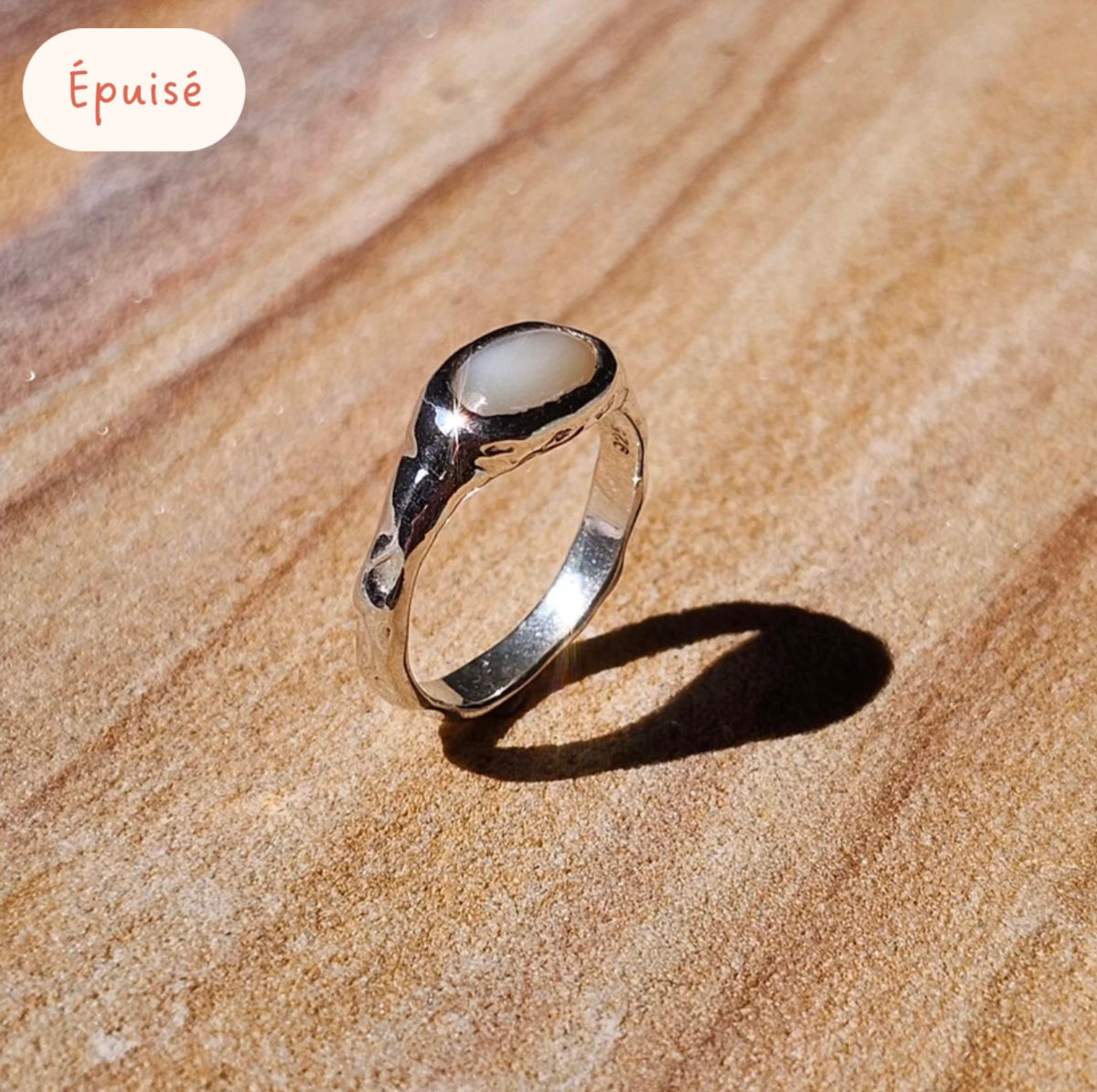 Bague nacre de perle