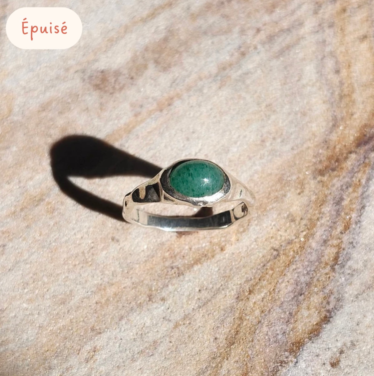 Bague aventurine