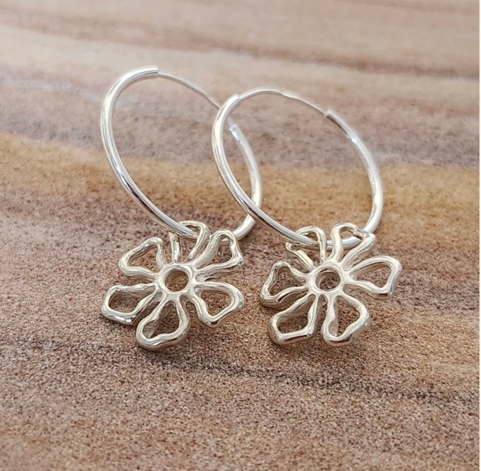 Boucle d’oreille fleur bob l’éponge