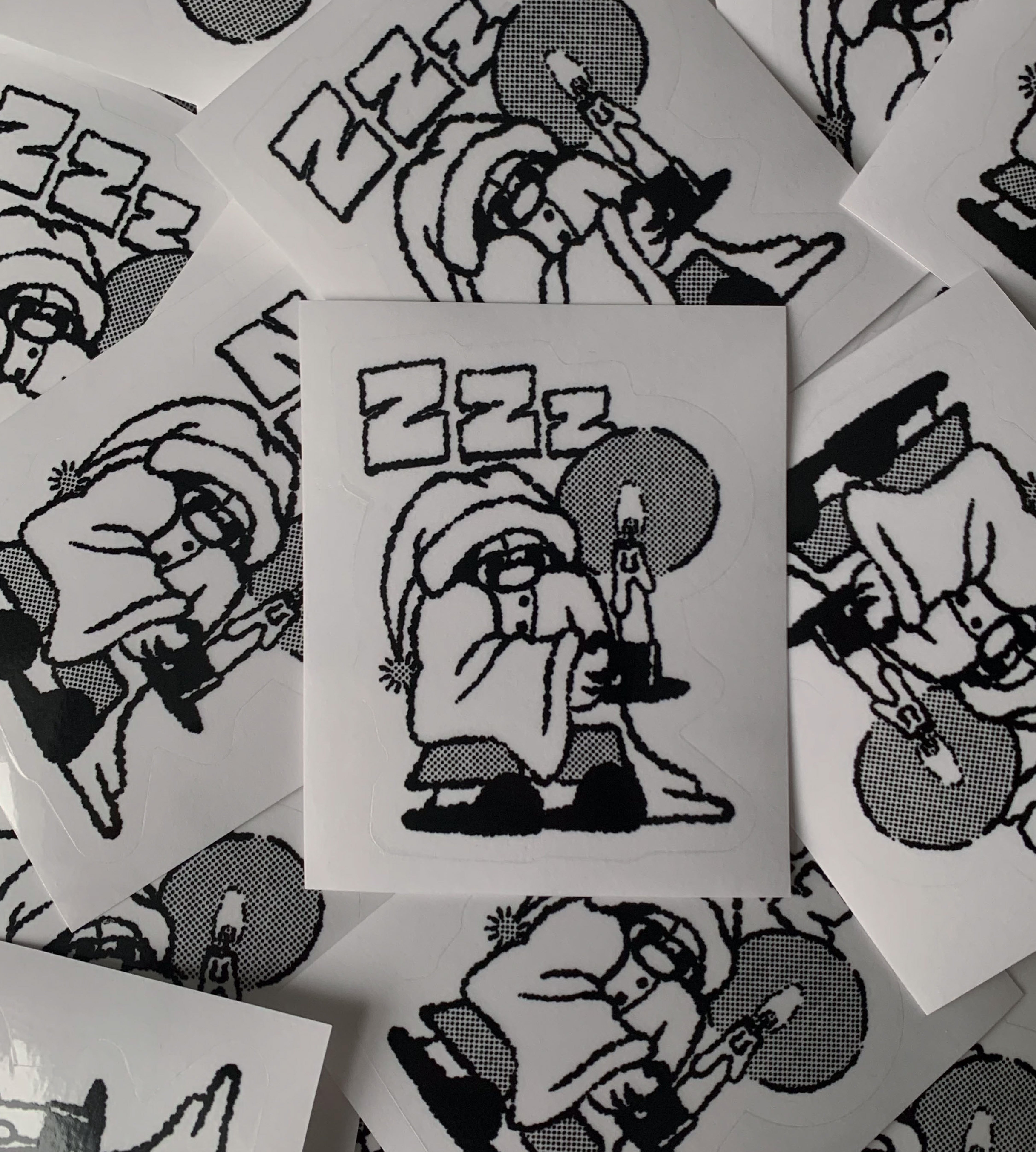 Collant/sticker | ZZZ - Gentille Tulipe