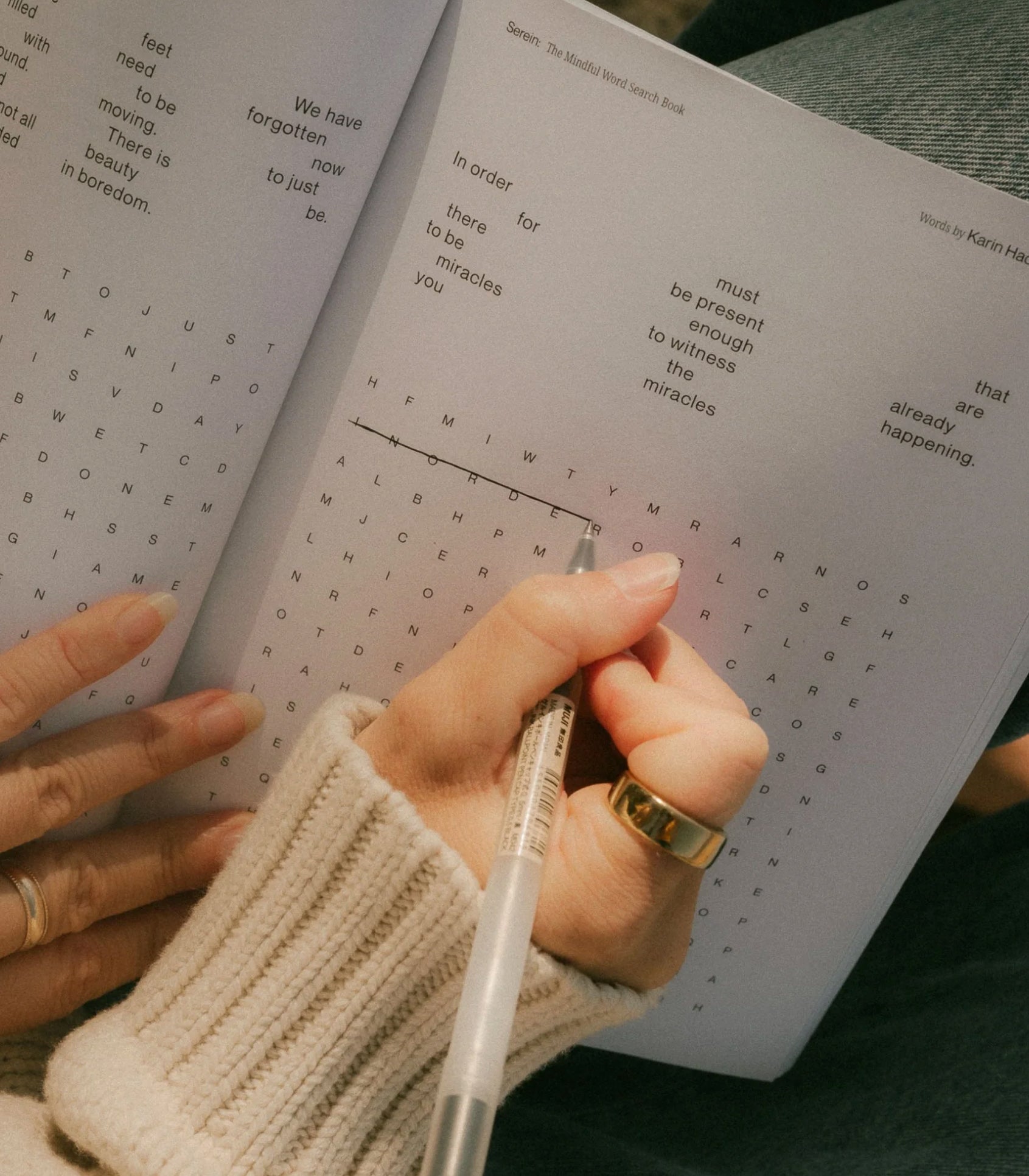 Mots cachés - The Mindful Word