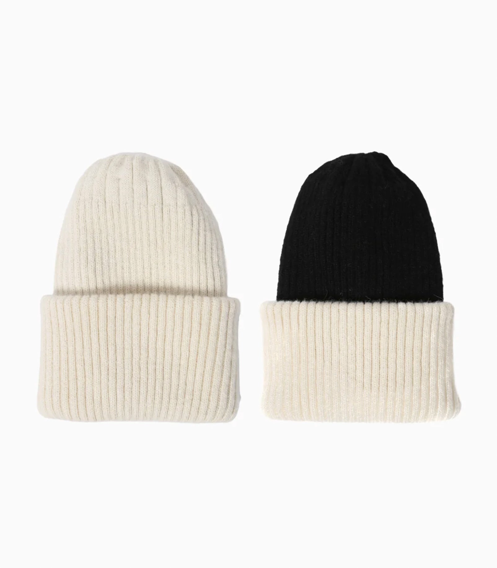Beanie | BELACARO - CREAM/BLACK