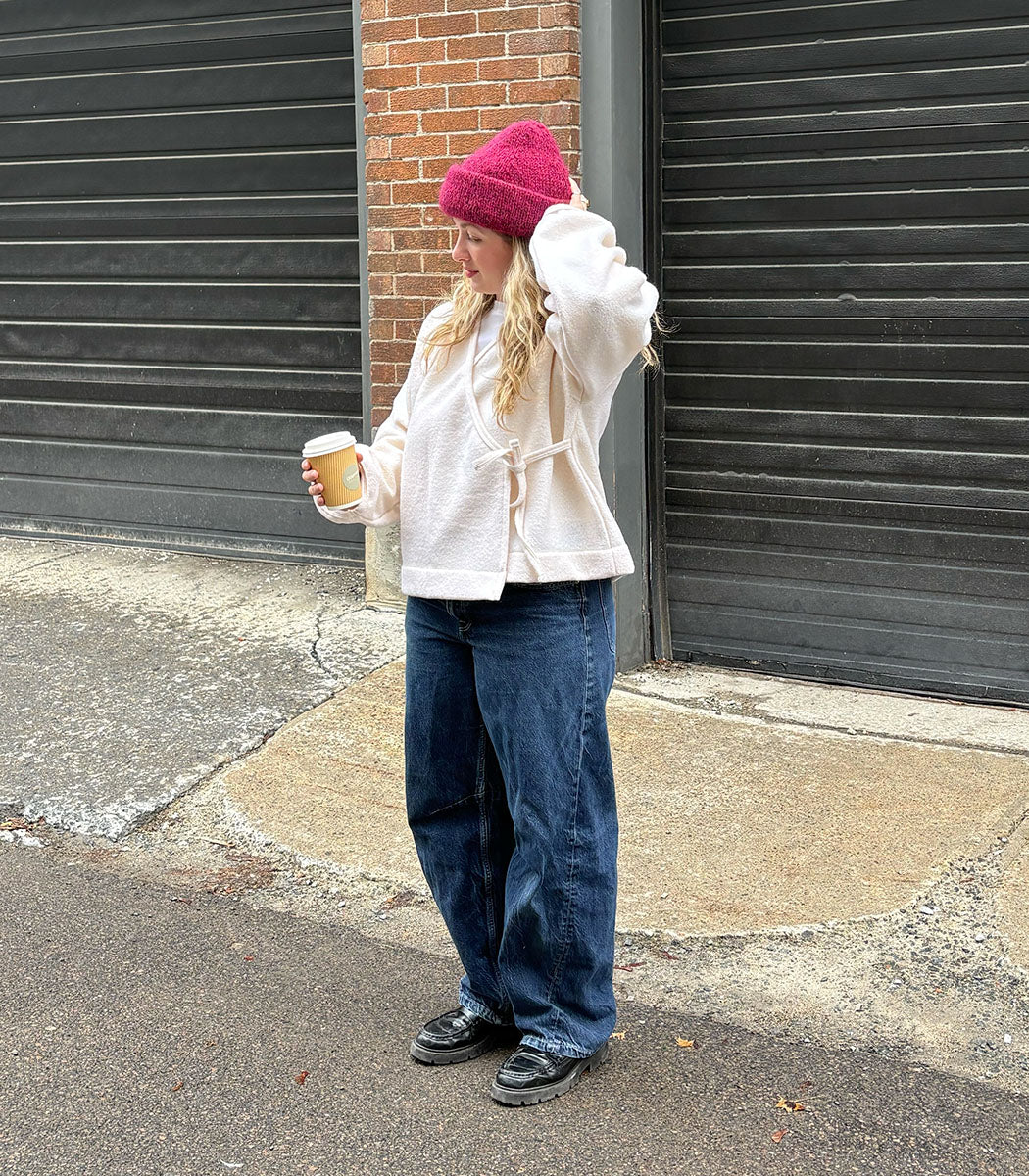 Tuque ALPAGA Fluffy | FRAMBOISE - Raphi Tricote x Othersea