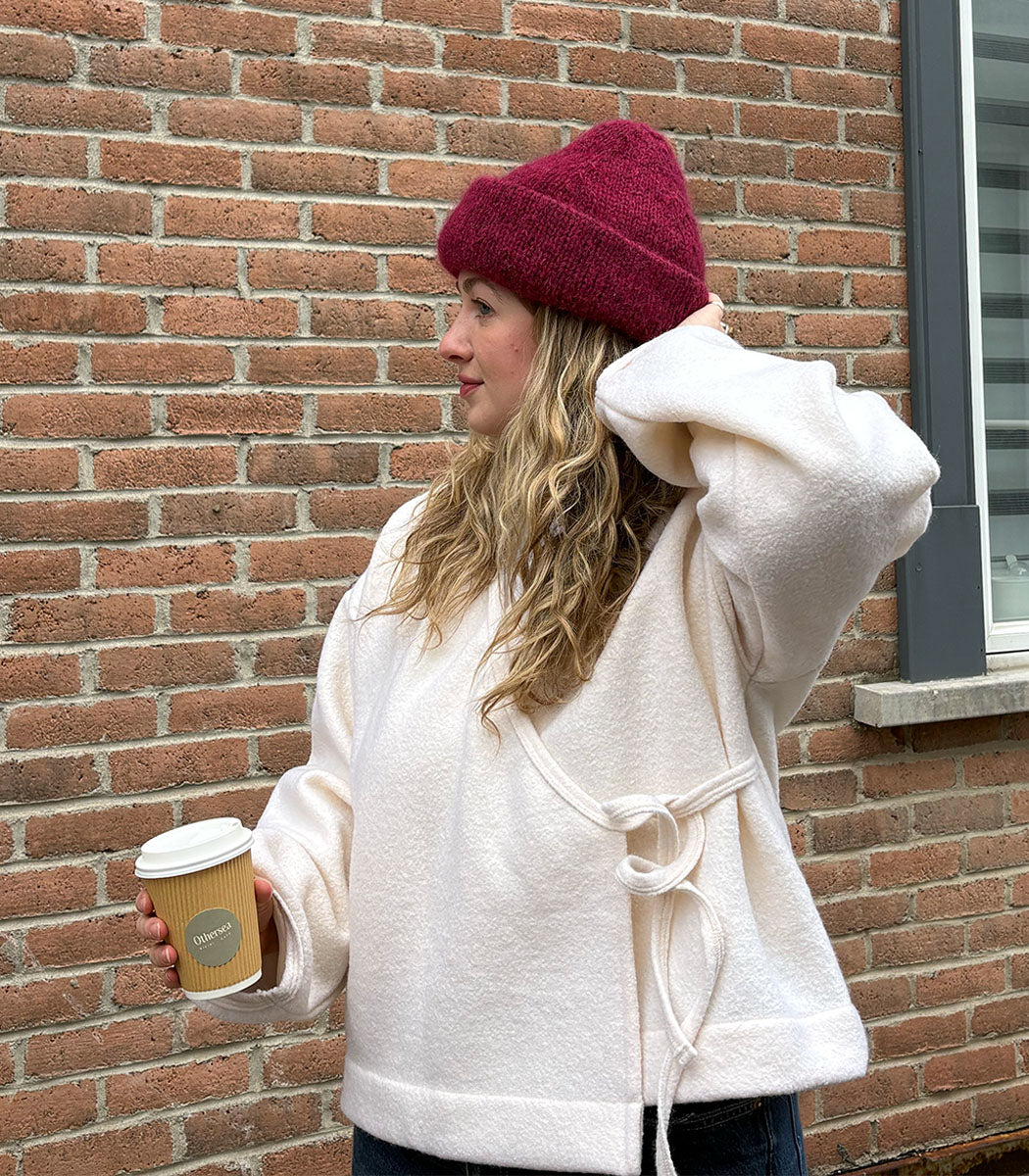 Tuque ALPAGA Fluffy | FRAMBOISE - Raphi Tricote x Othersea