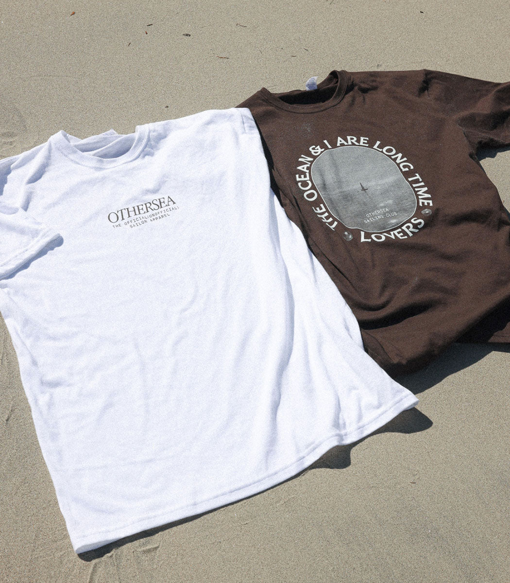 Tshirt imprimé | «LONG TIME LOVERS» - BRUN