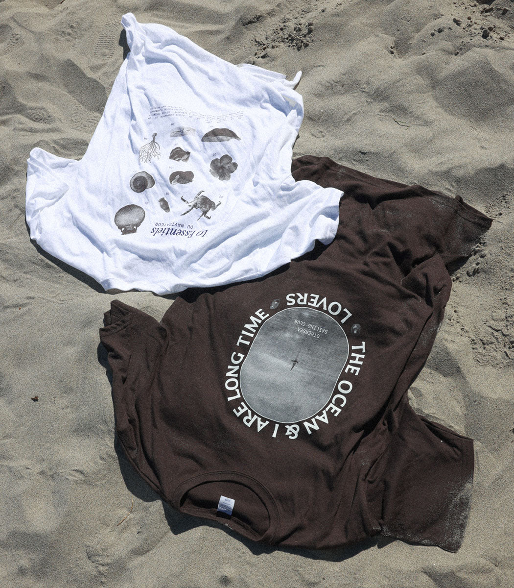 Tshirt imprimé | «ESSENTIELS DU NAVIGATEUR» - BLANC