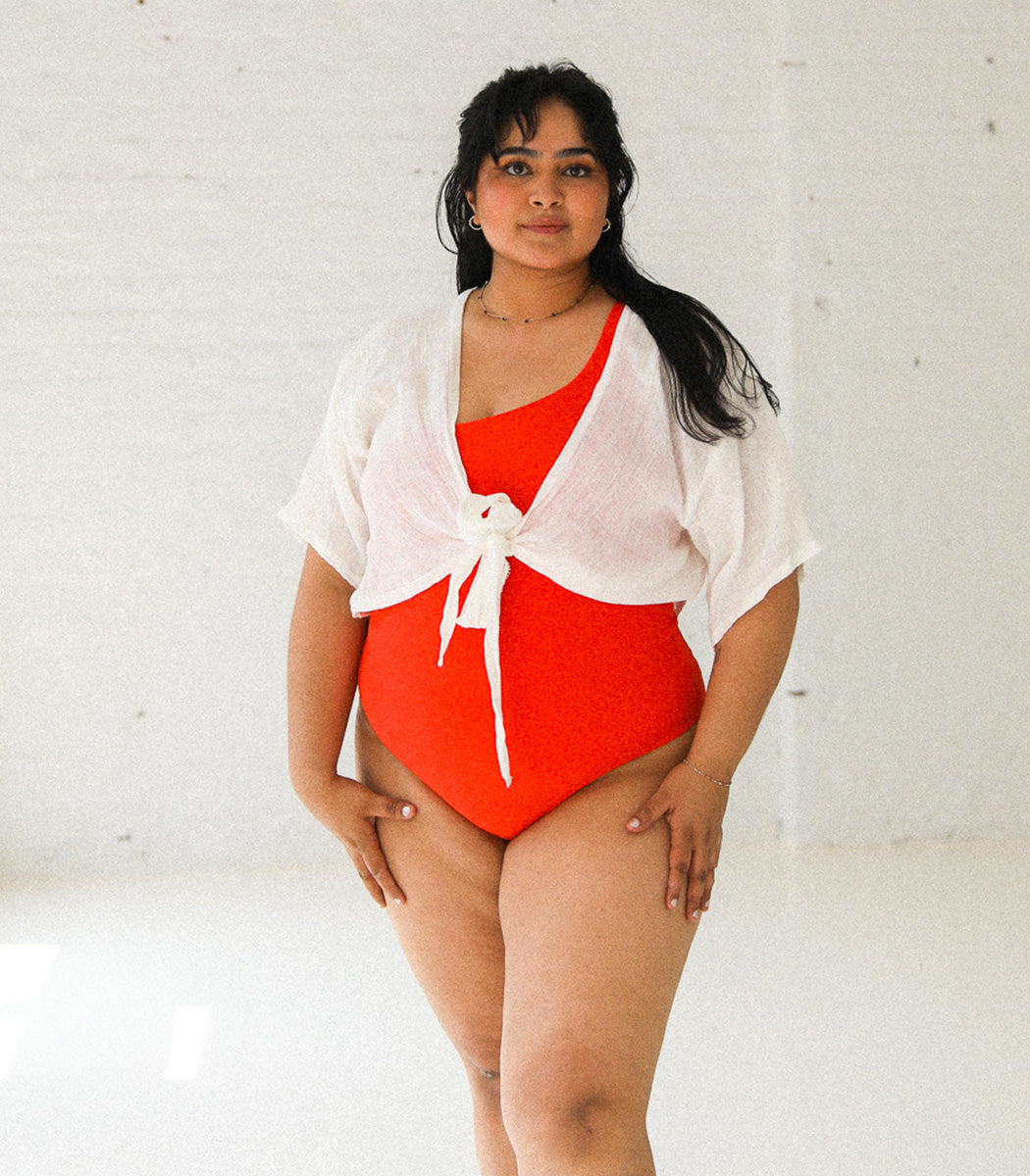 Haut cache-coeur | CABADAS - EAU DE ROSE