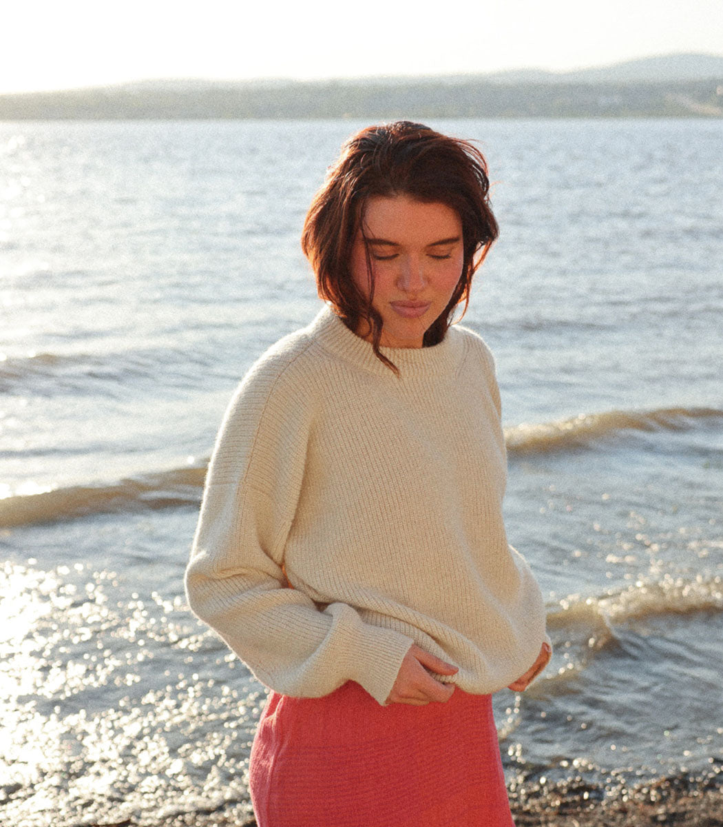 Chandail tricot | BELACARO - BEIGE
