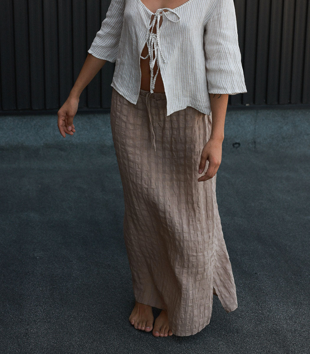 Jupe Maxi | TOSCANE - SABLE