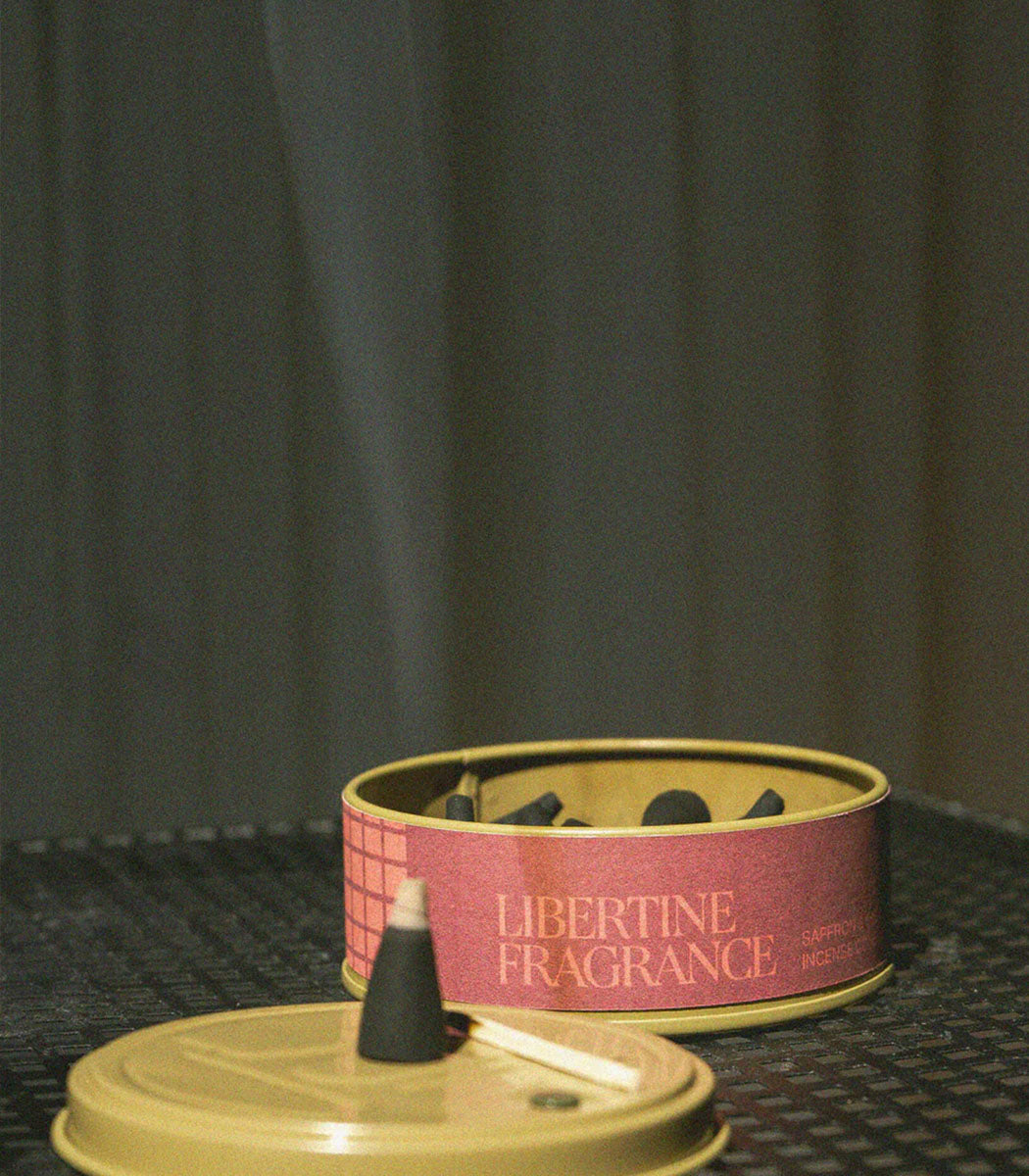 Cônes d'encens «Saffron & oud» par Libertine Fragrance
