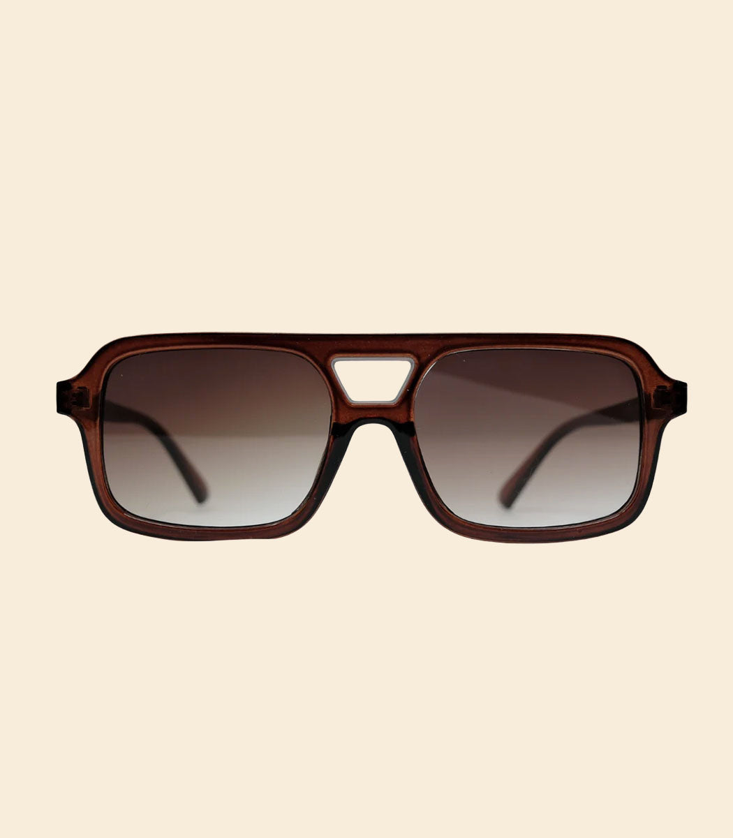 Lunettes de soleil | PEACH BROWN