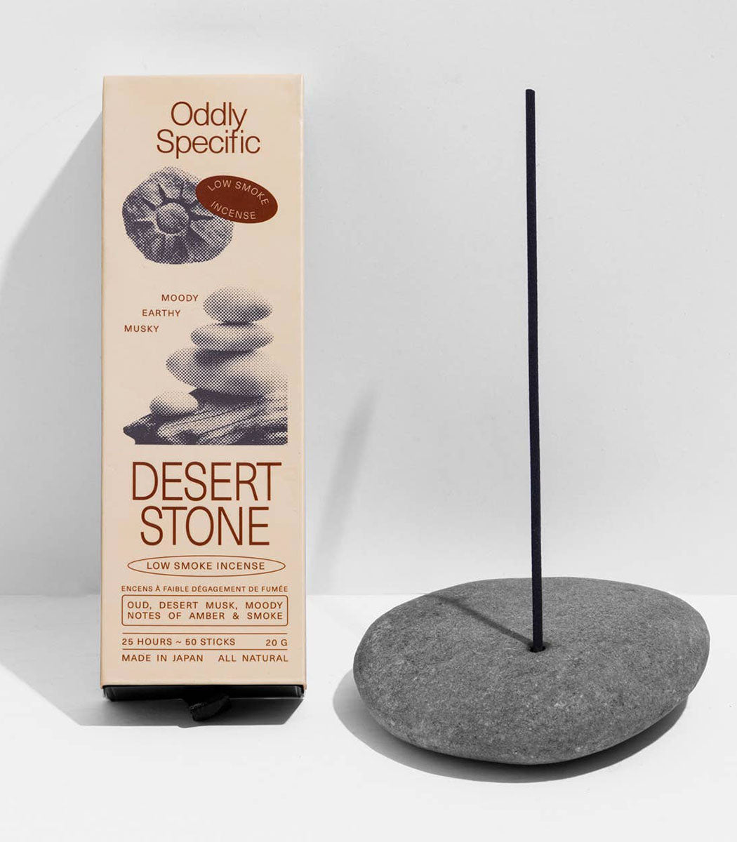 Low Smoke Incense, Made in Japan, Natural | Desert Stone
