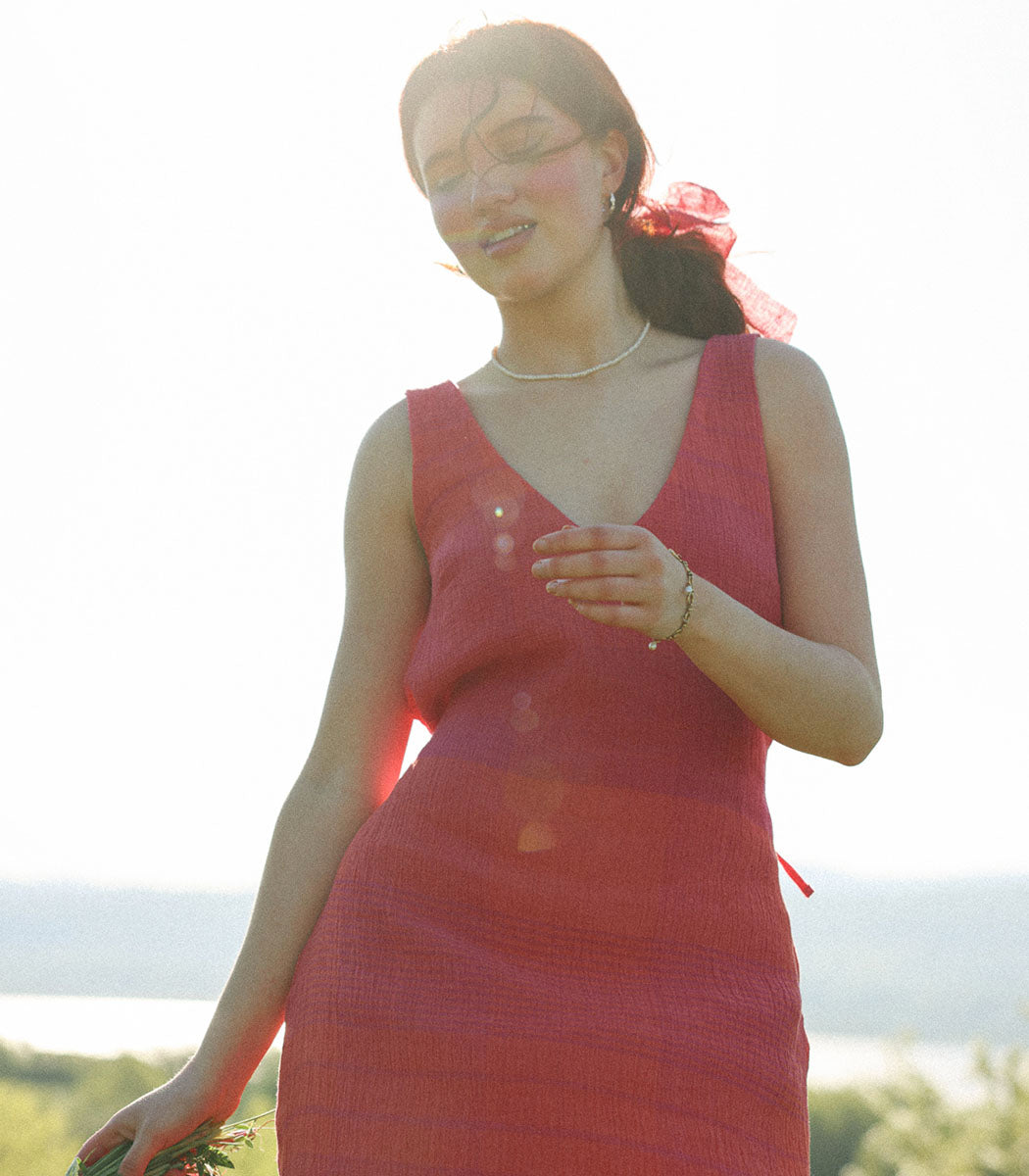 Linen dress | BDAY dress - SHORTCAKE