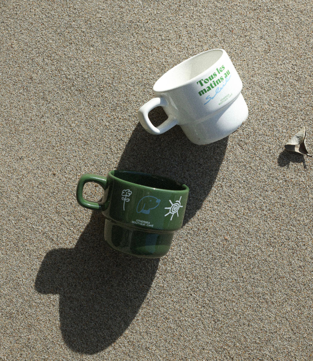 Tasse empilable | «TROIS DES MEILLEURES CHOSES» - VERT