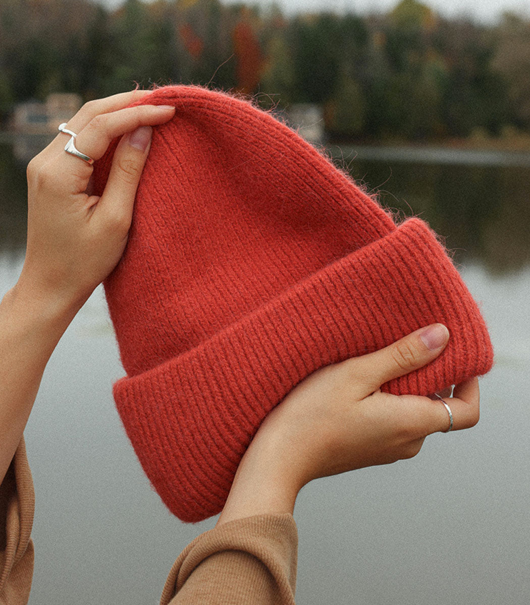 Tuque Laine Angora - Goldfish