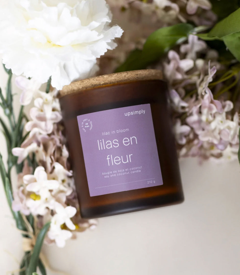 Bougie de soja | Lilas en fleur - UPSIMPLY