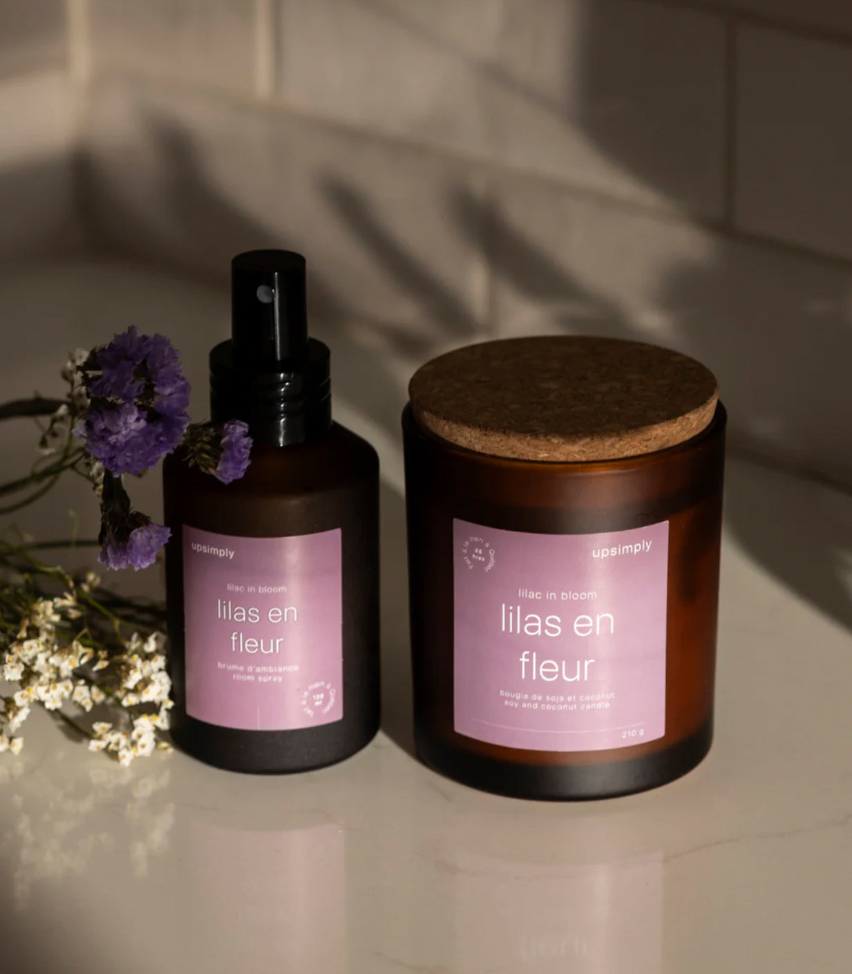 Bougie de soja | Lilas en fleur - UPSIMPLY