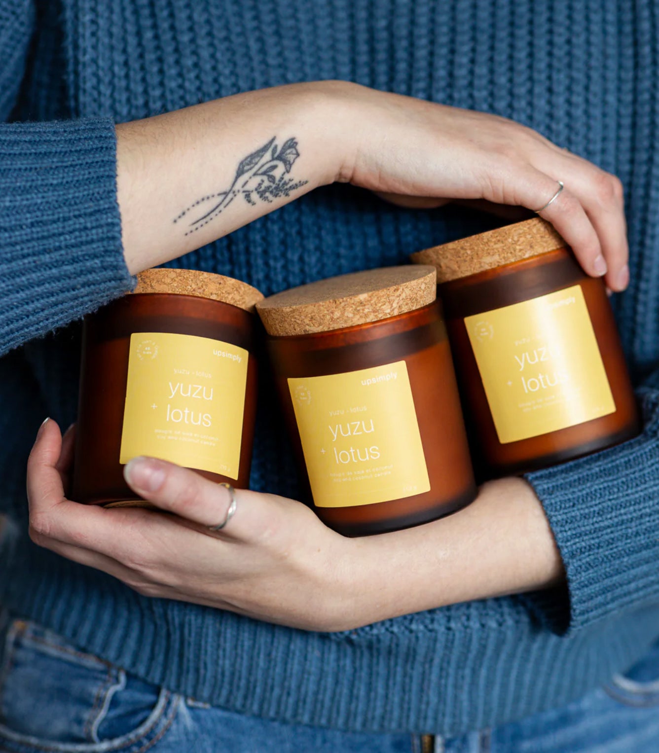 Soy Candle - Yuzu and lotus