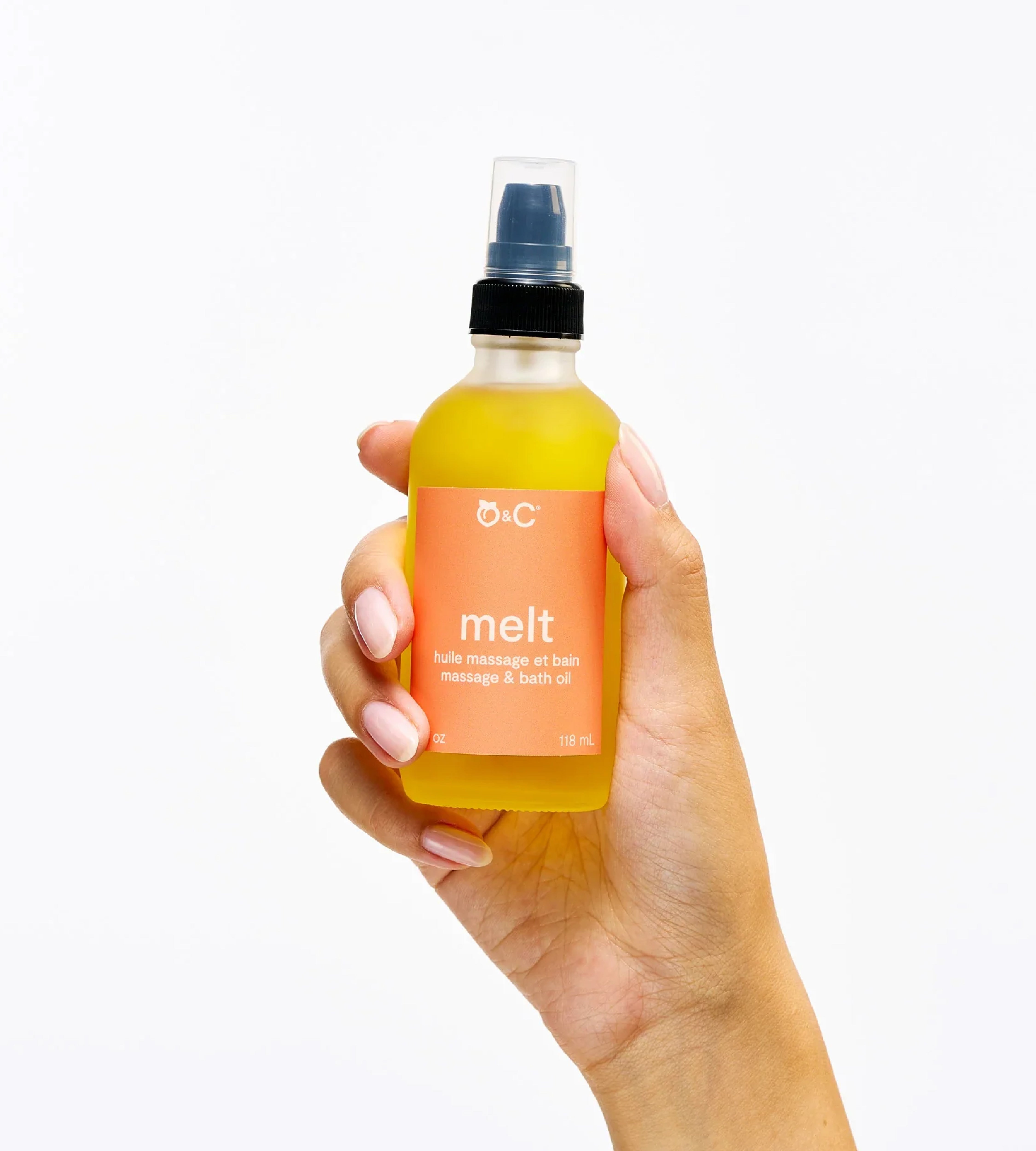 MELT | Huile de massage et bain - PEACH AND CREAM
