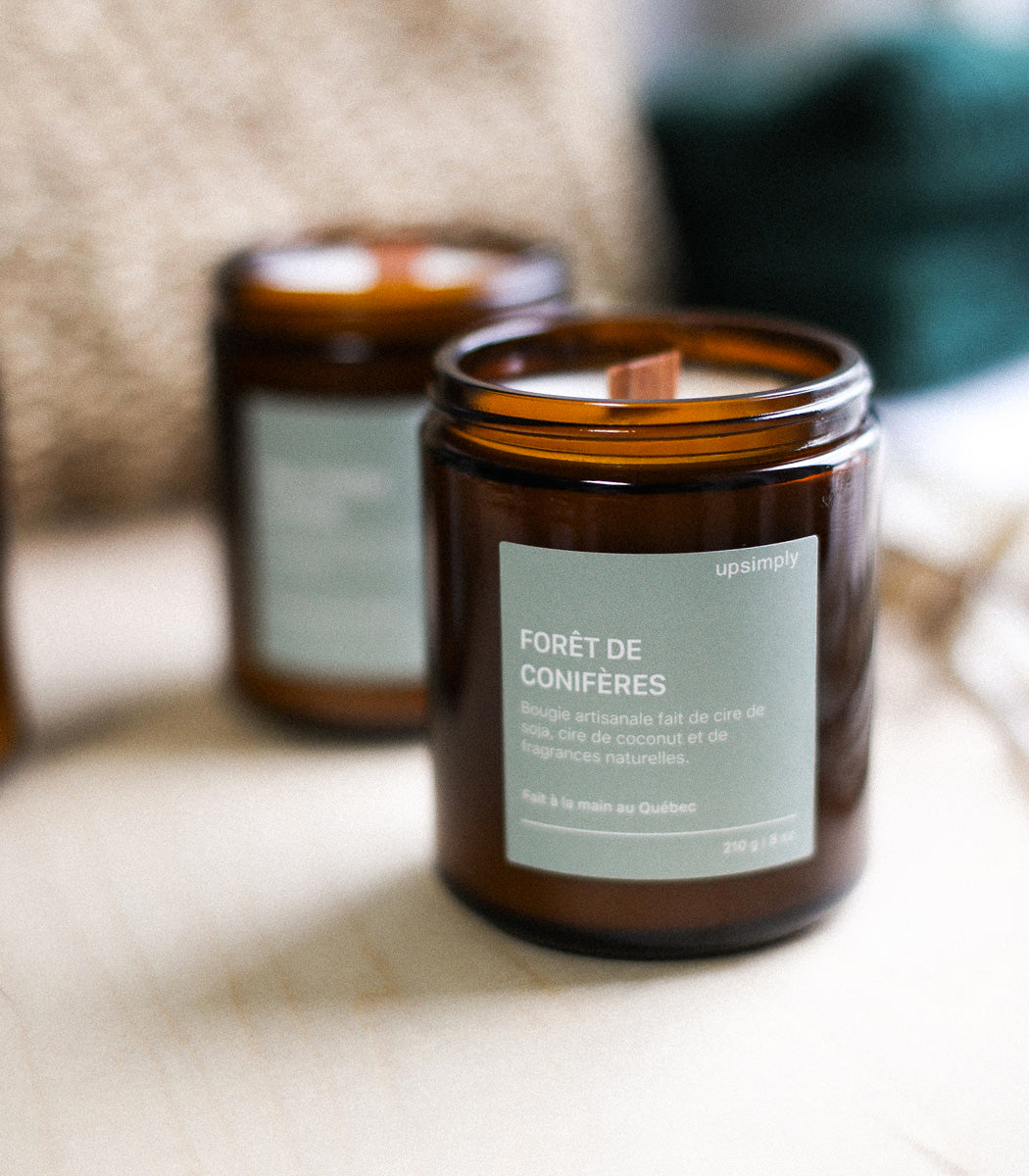 Soy caddle Candle - Conifer Forest