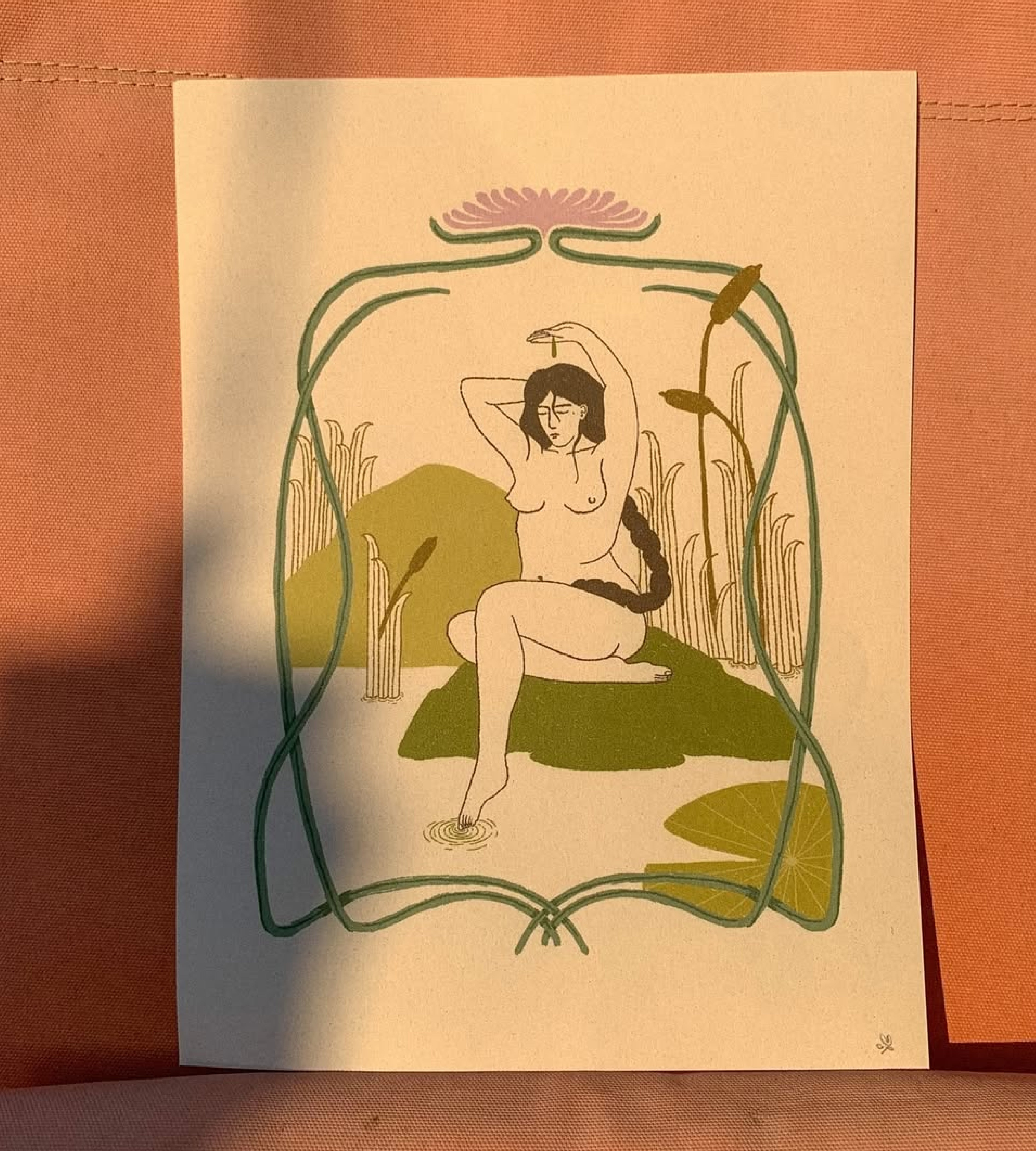 Affiche | BAIN D'EAU DOUCE - Gentille Tulipe