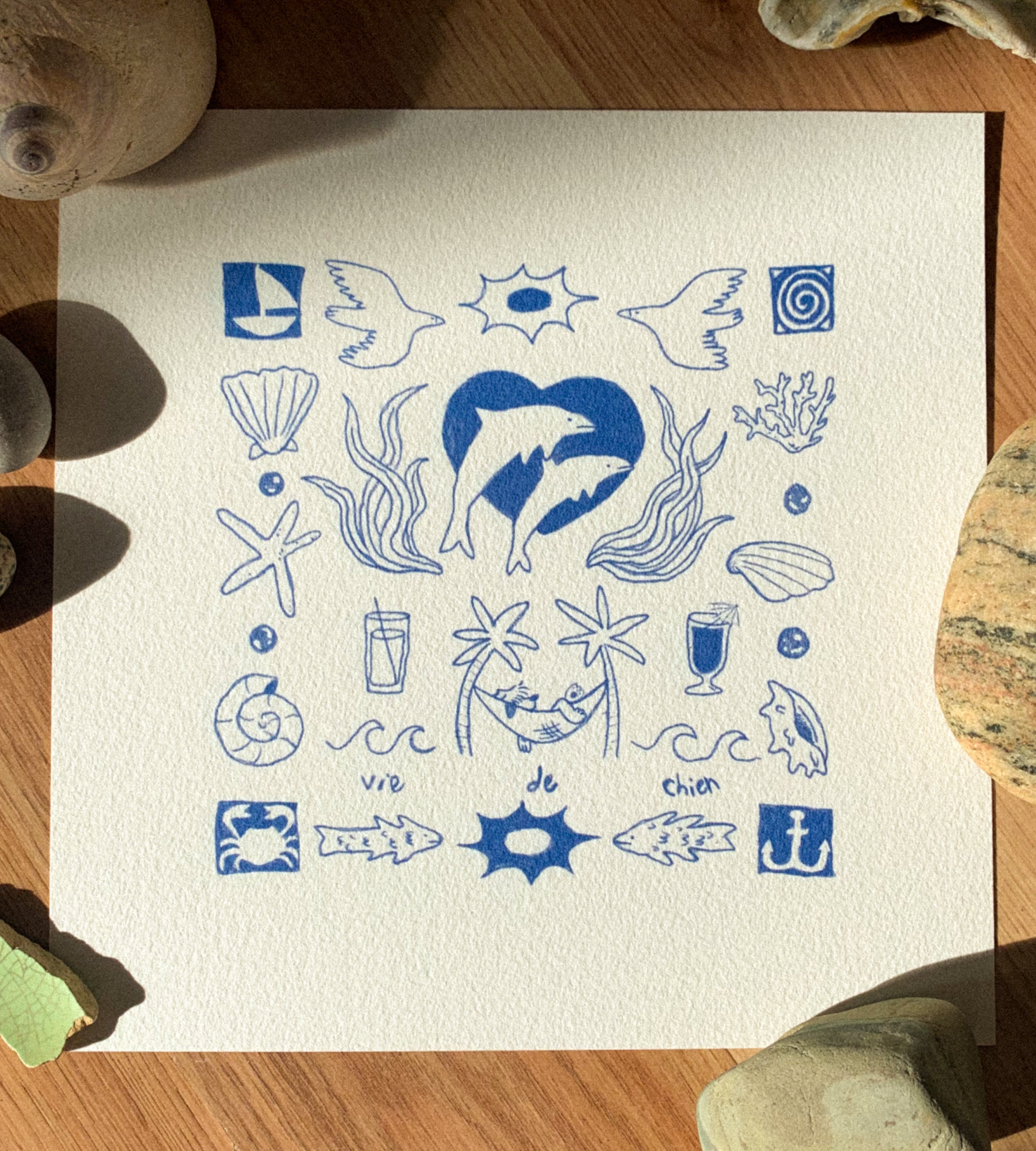 Affiche |  EN VACANCES - Gentille Tulipe