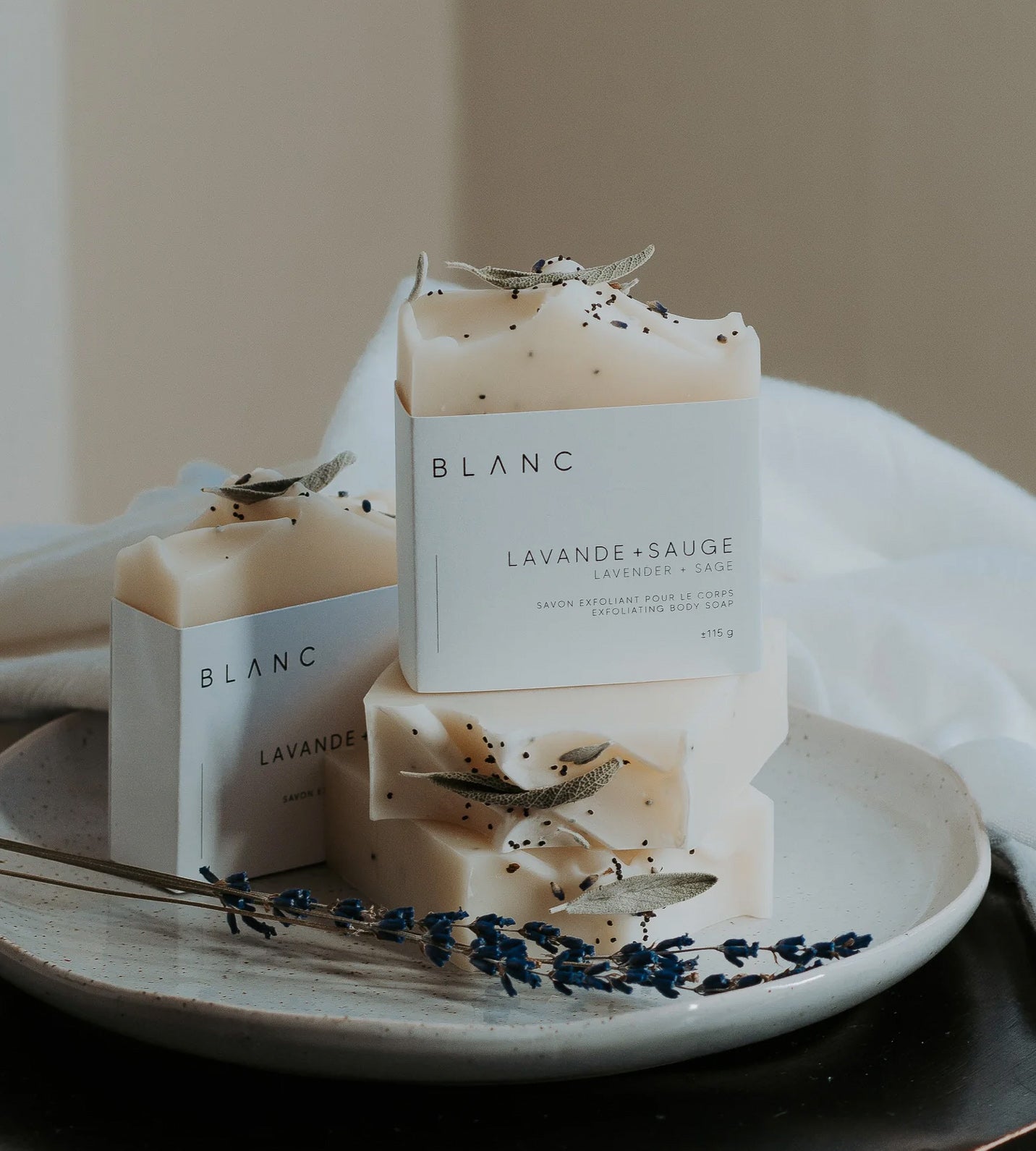 Savon | BLANC - LAVANDE+SAUGE