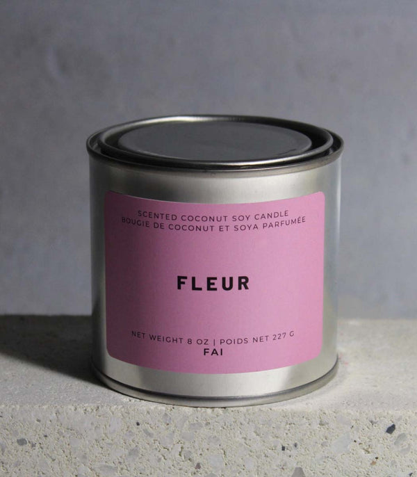 Soy candle "FLOWER" - FAI