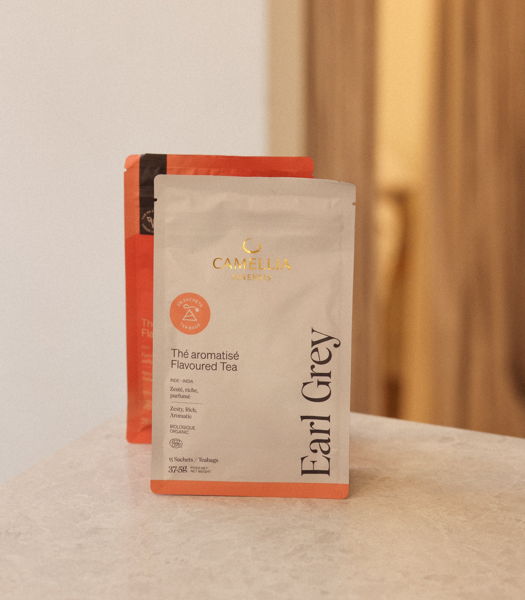 Thé aromatisé Camellia Sinensis | EARL GREY (15 sachets)