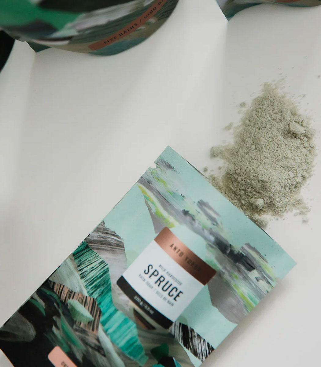 Bain moussant à l’épinette