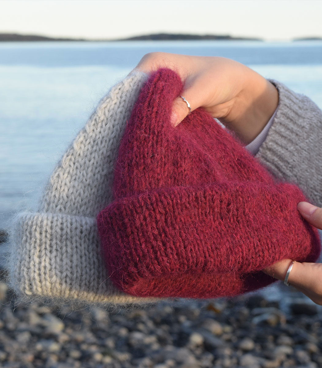 Tuque ALPAGA Fluffy | FRAMBOISE - Raphi Tricote x Othersea