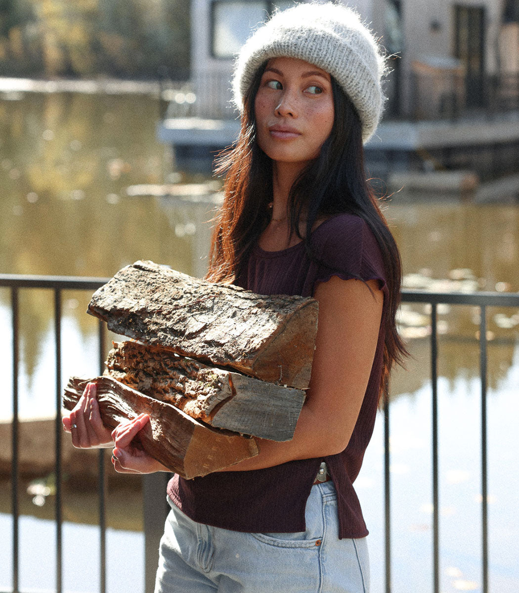 Haut sans manche | ESCAPE - PRUNE