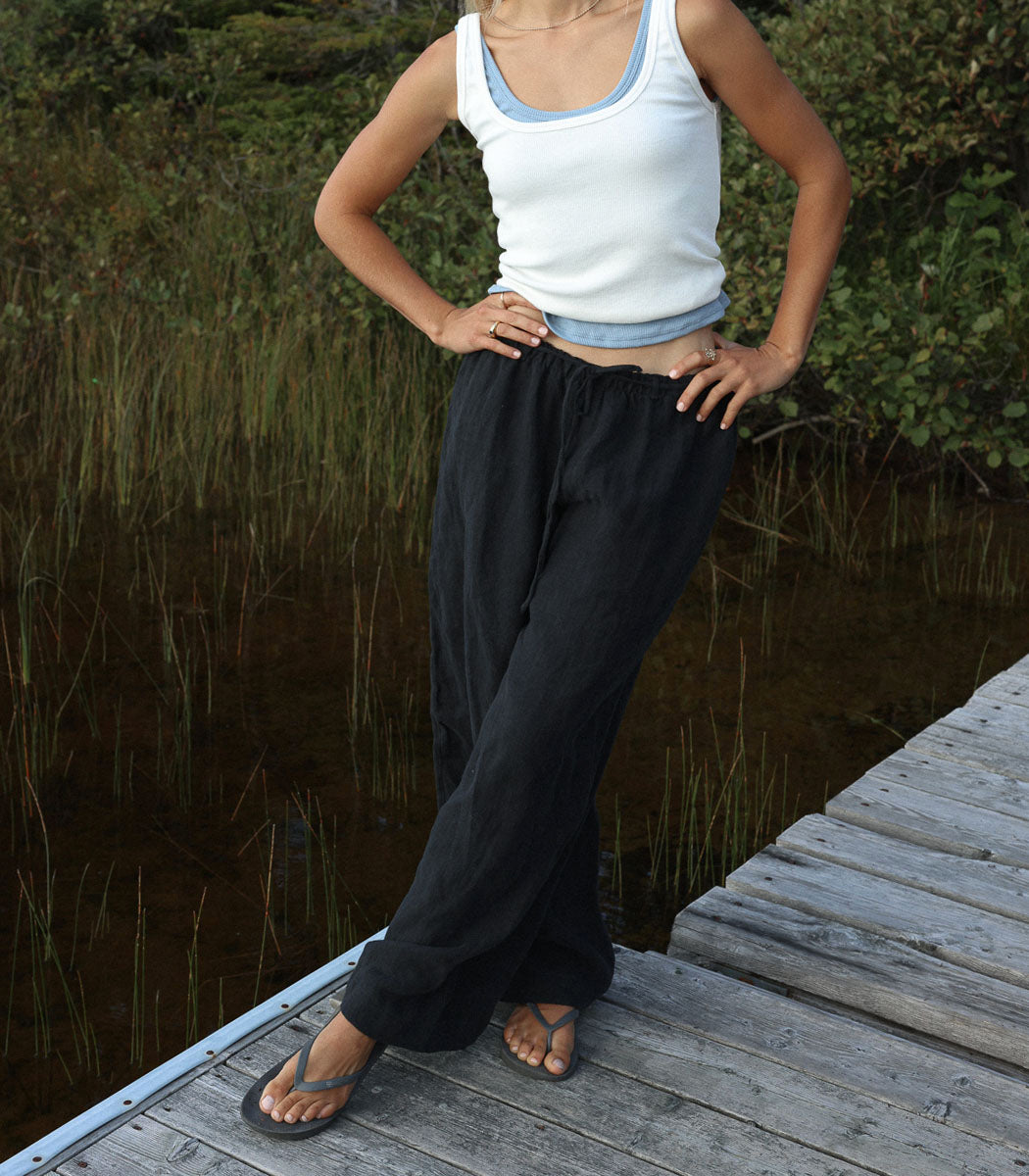 Pantalon en Lin | MUDDLER - BARBOTTE