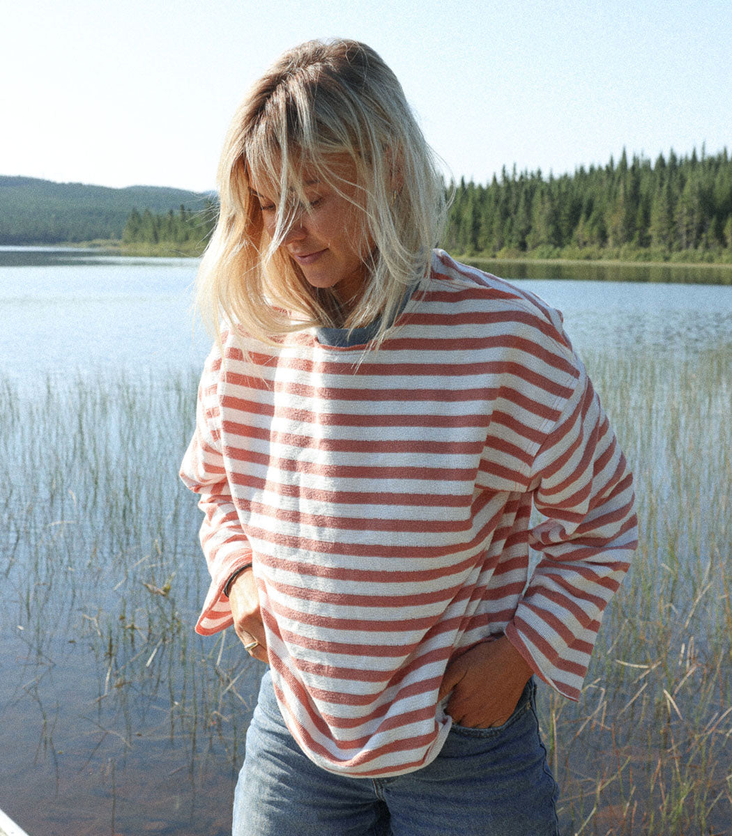 Oversized crewneck | CROISIÈRE - MANGROVE