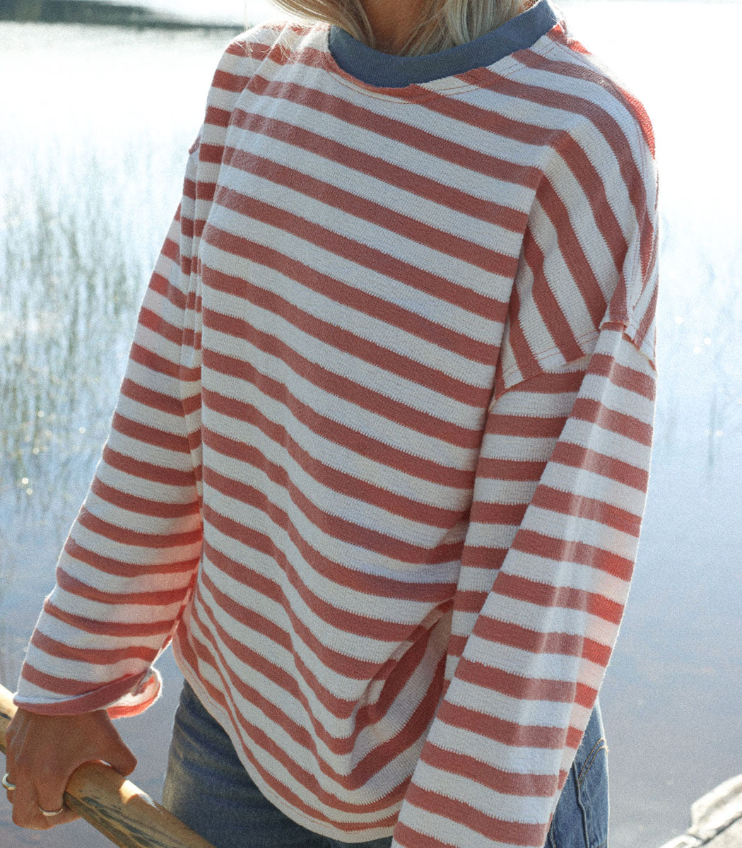 Oversized crewneck | CROISIÈRE - MANGROVE