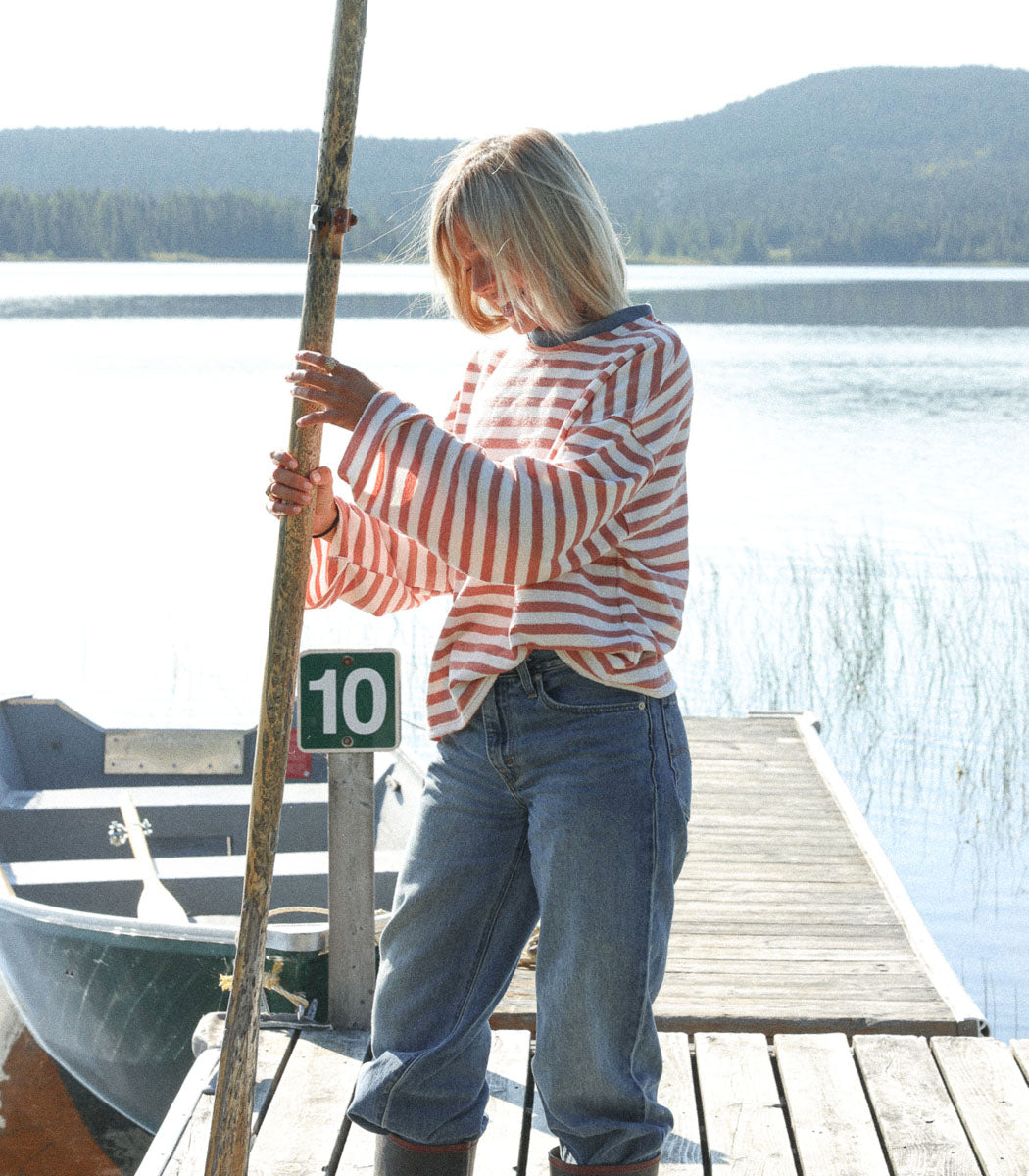 Chandail tricot manches longues | MICHIGAN - TRUITE