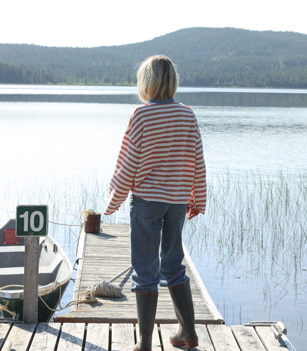 Oversized crewneck | CROISIÈRE - MANGROVE