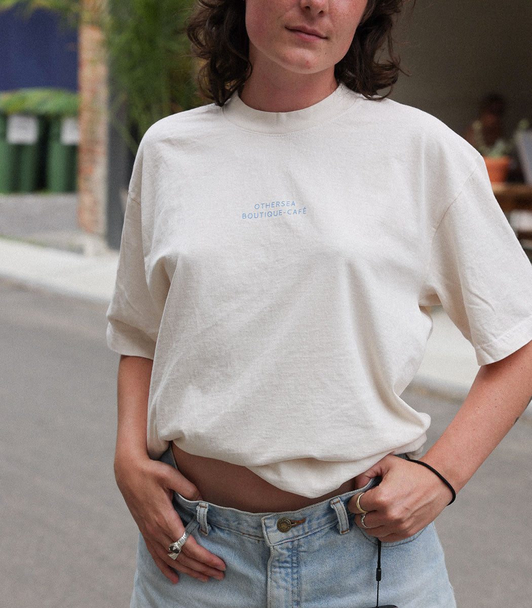 Tshirt imprimé | «SLOW DOWN» - OFF WHITE