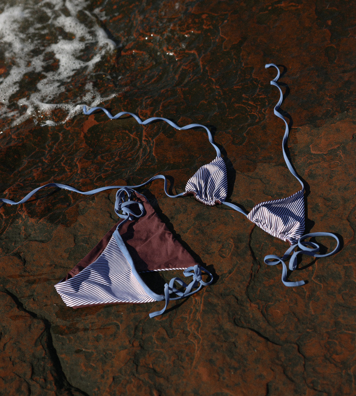 Reversible triangle bikini top | LUNA - MIRAGE