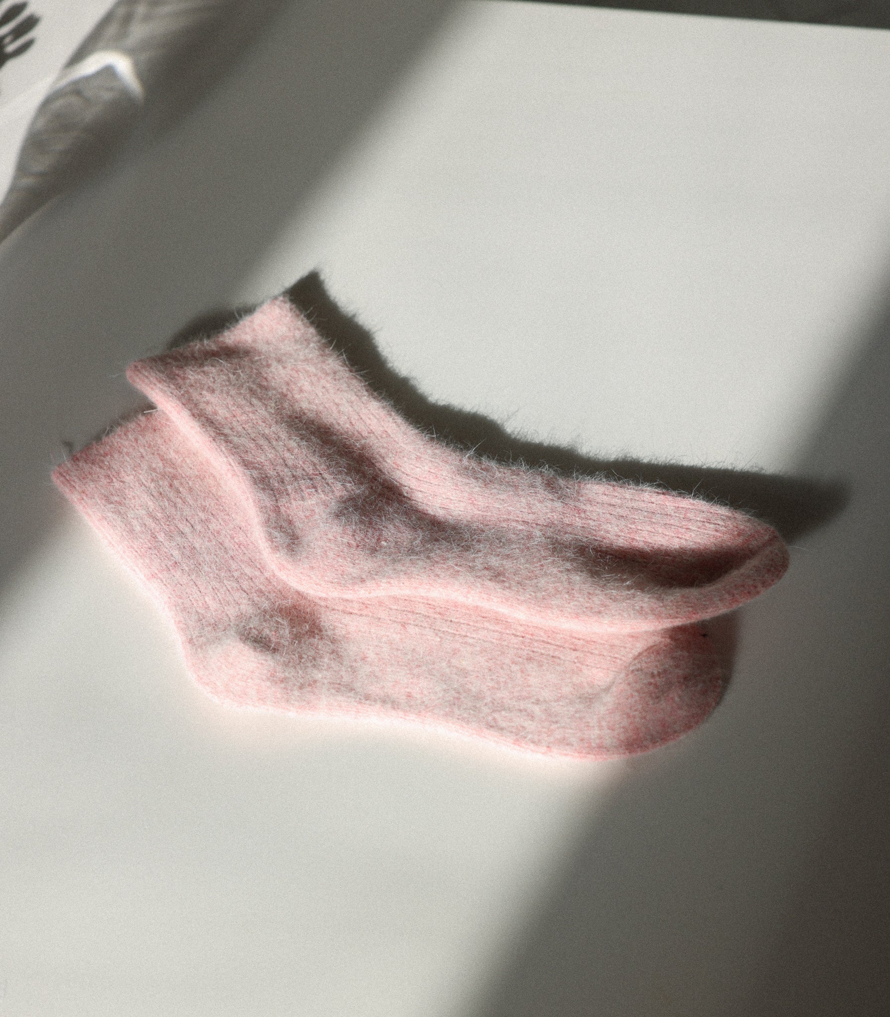 Chaussette | LAINE ANGORA - BLUSH