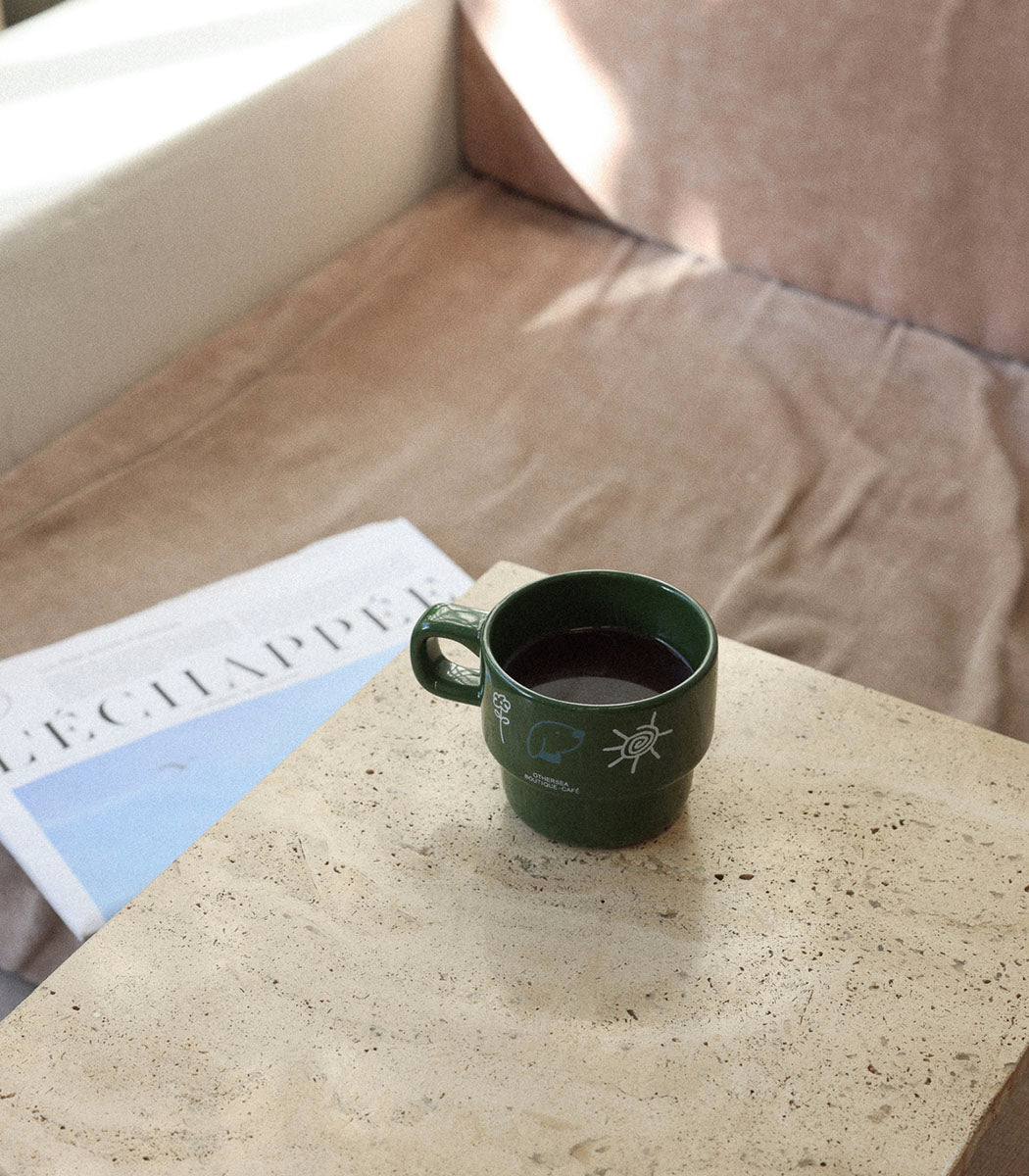 Tasse empilable | «TROIS DES MEILLEURES CHOSES» - VERT