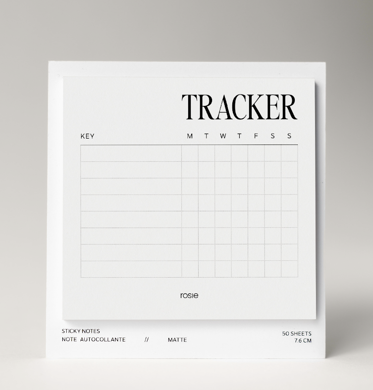 Notes autocollantes | Rosie Papeterie - "TRACKER"