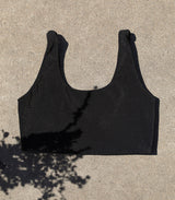 Haut de bikini « GAÏA » - Black towel (ECO)